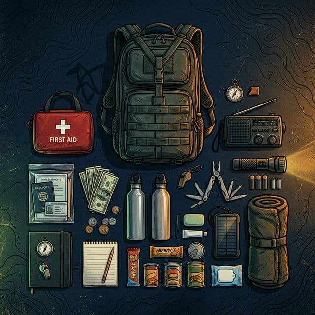 72小時緊急包：完整清單與優先順序